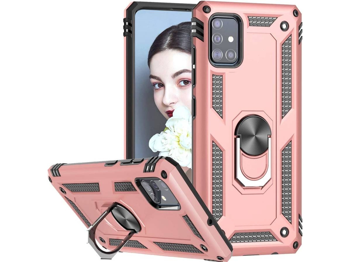 Capa Samsung Galaxy A71 HONGWE. Rosa