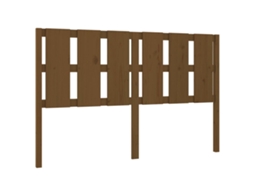 Bed Headboard, Bed Headboards Vidaxl Marrom Madeira De Pinho (155.5 X 100 Cm)