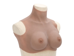 Vidaxl Peitoral De Silicone Bronzeado Copa D