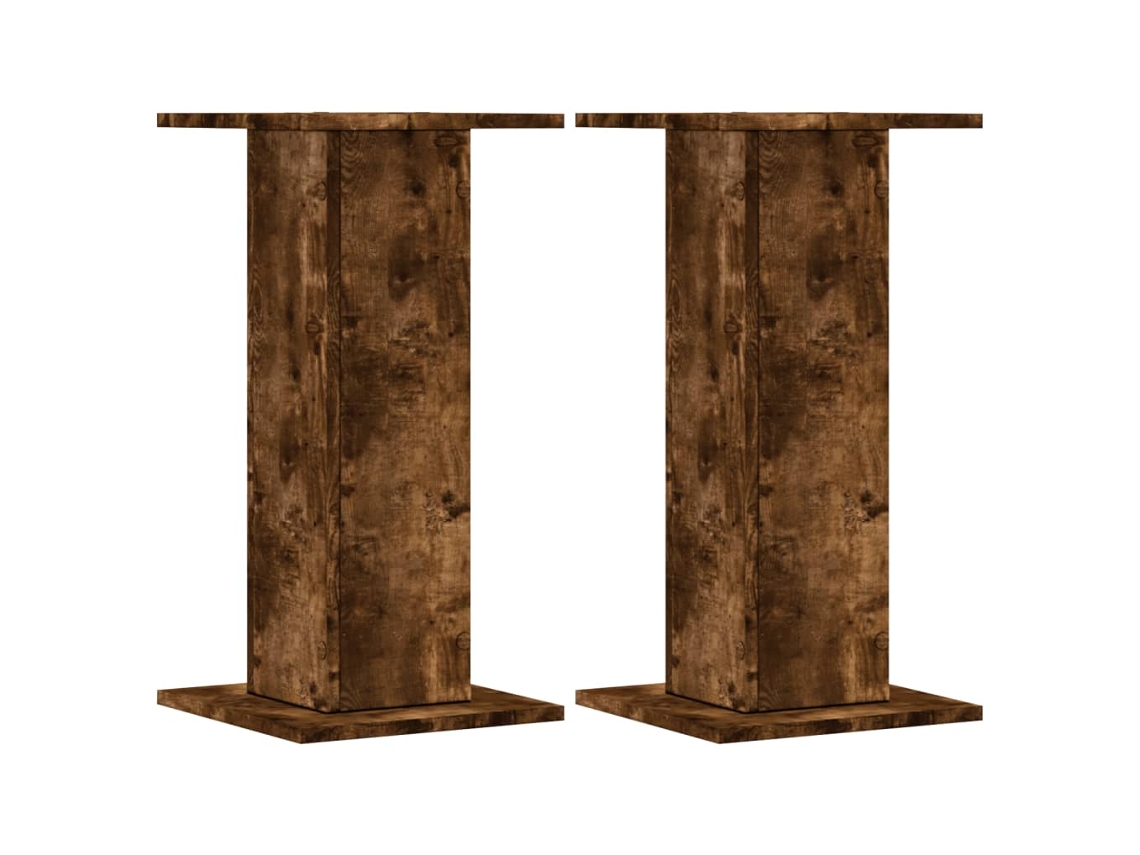 Plant Stand, Plant Stands Vidaxl Marrom Madeira Processada (30 X 30 X 60 Cm)