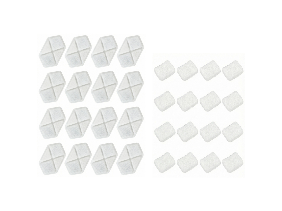 Fonte De Jardim, Em Algodão, Pp, Branco, 8,7 X 5,4 X 0,9 Cm