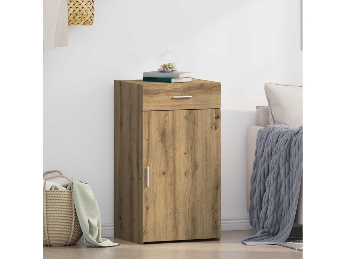 Vidaxl Buffet Carvalho Artesanal 50 X 42,5 X 93 Cm