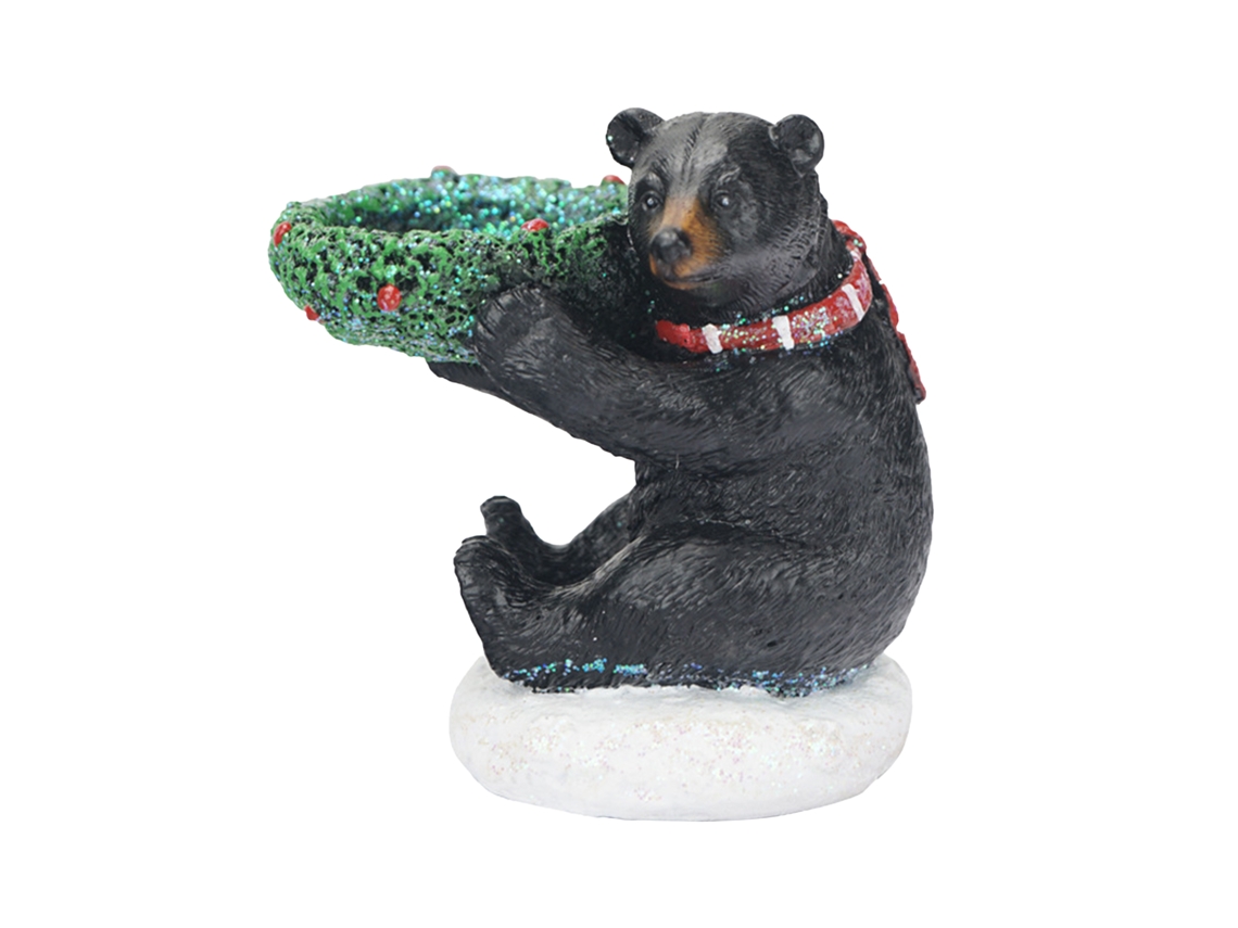 Castiçal de Resina Black Bear LAXISCREED