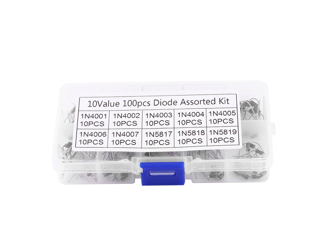 Kit de Diodos Retificadores 10 Valores 100pcs S/MARCA