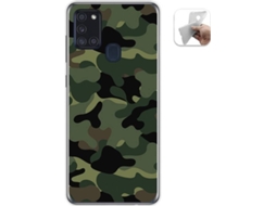 Capa Samsung Galaxy A21s TUMUNDOSMARTPHONE Camuflagem Multicor