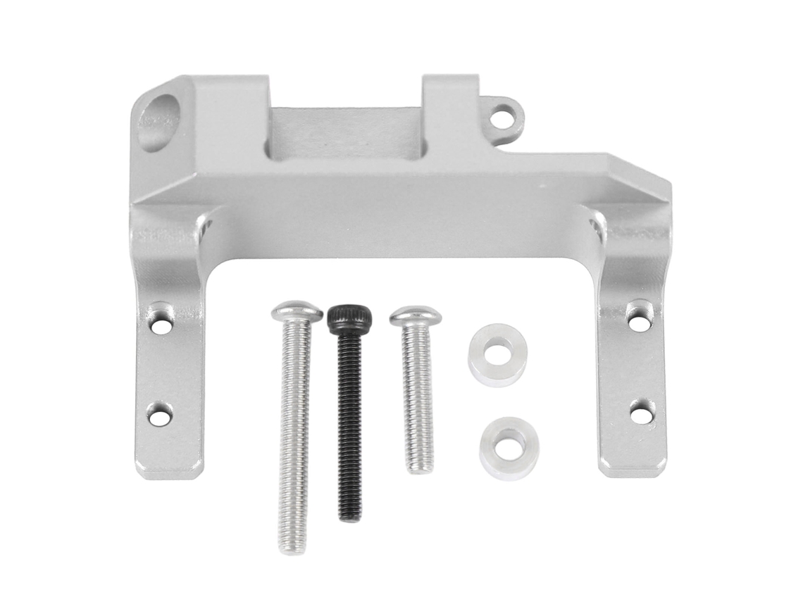 Suporte De Servo No Eixo Para Scx10 Iii Ar45p Portal Axle 1/10 Crawler Car Peças De Upgrade De Alumínio Prata