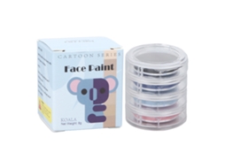 Paleta De Pintura Facial Corporal Hipoalergênica 4 Cores