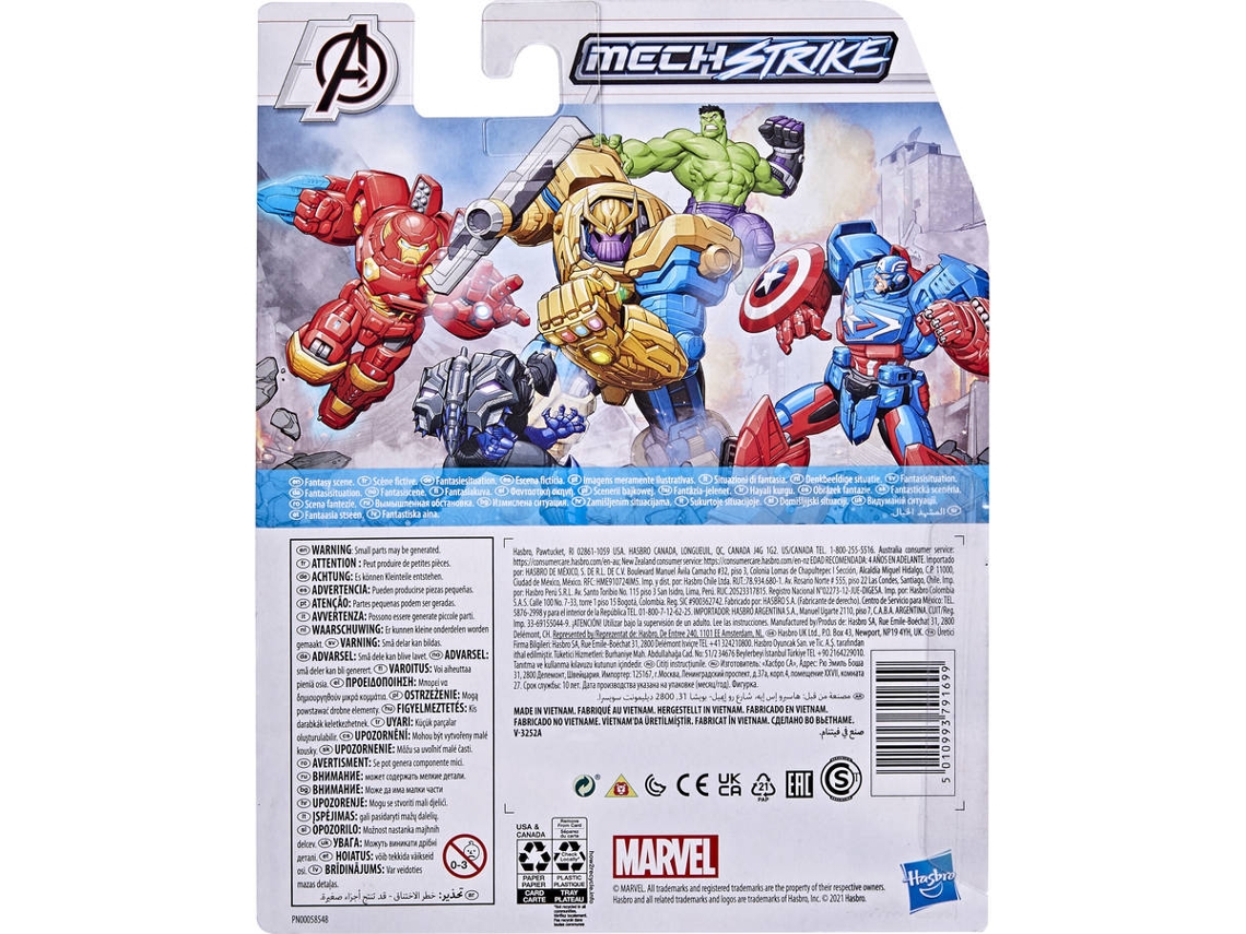 Figura de Ação AVENGERS Mech Strike (Idade Mínima: 4 anos)