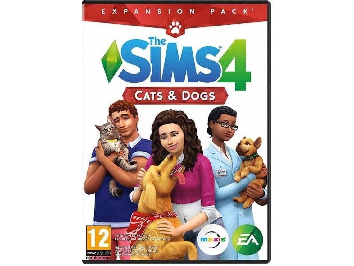 Jogo PC The Sims 4 Cães e Gatos: Expansion pack (Código de descarga) 