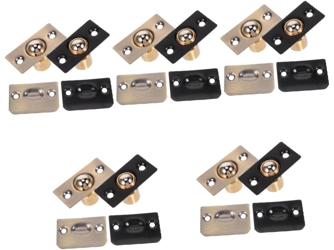 Tehaux 10 Peças Fecho De Esfera Porta Armário, Substituição De Fecho Esfera Em Aço Inoxidável Portas Móveis E