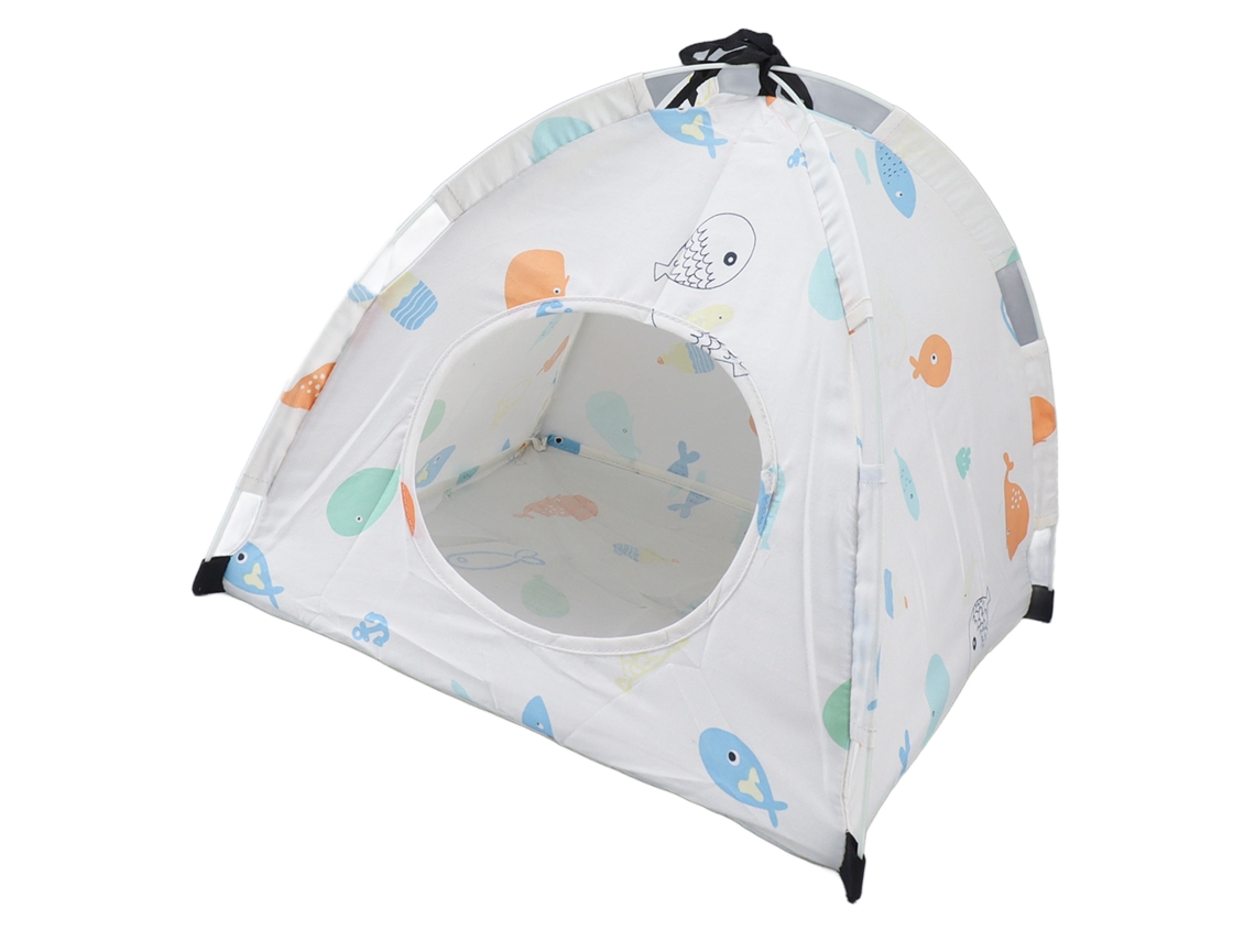 Tenda Portátil e Dobrável para Animais de Estimação com Estampas de Desenhos, Ideal para Gatos, Cães e Pequenos Pets LAXISCREED