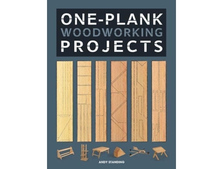 Livro one-plank woodworking projects de a standing (inglês)