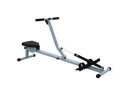 Máquina de Remo PVC, Metal cor Gris 130x47,5x67cm HOMCOM