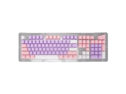 Aetheria teclas para Teclado Mecânico 107 Teclas Translúcidas Três Cores Layout Arco Abs