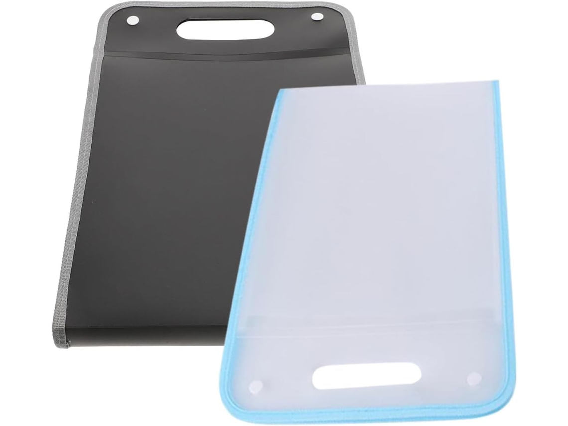Pasta Sanfonada Betooky De Grande Capacidade, Bolsa De Armazenamento Leve Em Plástico Decoração Escolar