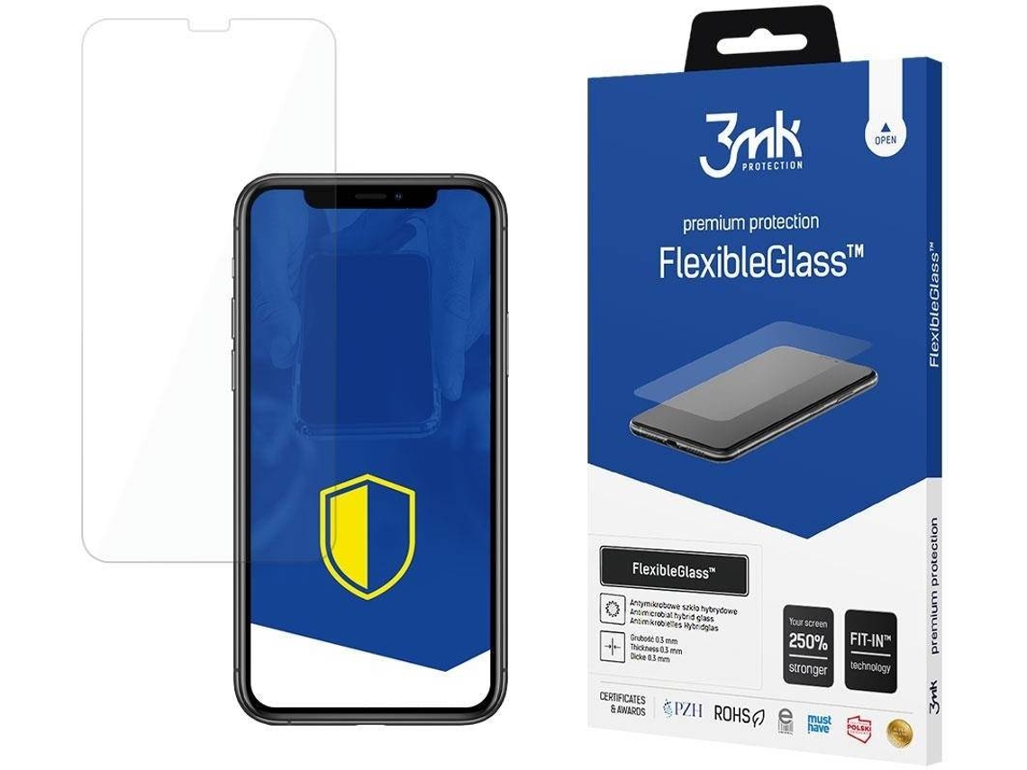 Película Vidro Temperado Apple iPhone 11 Pro Max 3MK Flexível