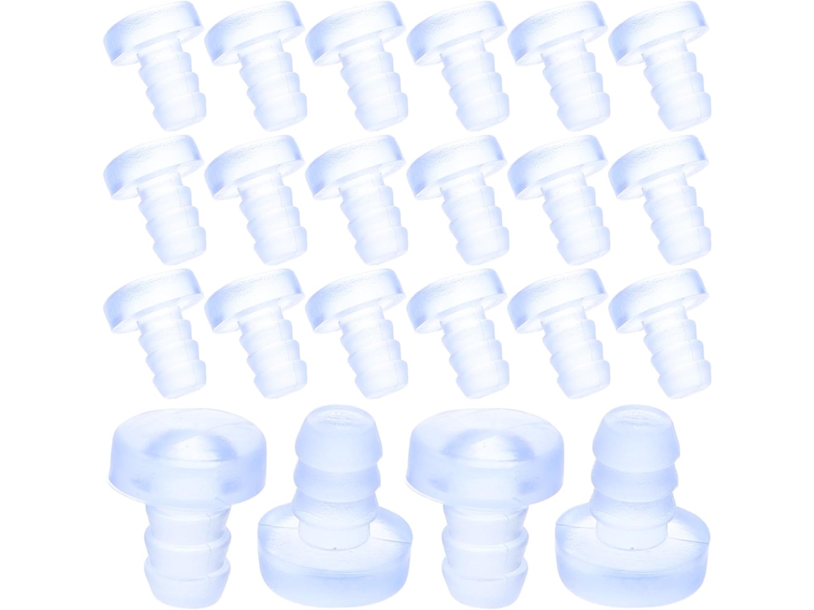 Unomor 50-protetores De Silicone Transparentes, Espaçadores Antiderrapantes, Fáceis De Instalar Para Pés Cadeiras E