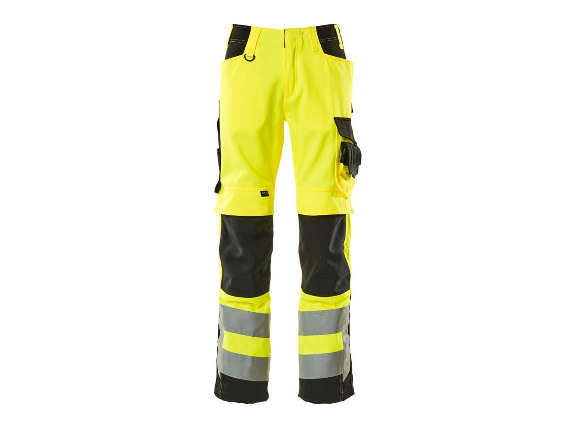 Calças Grandes Com Bolsos Para Joelheiras Safe Supreme 15579 Amarelo 64 / 32 MASCOT