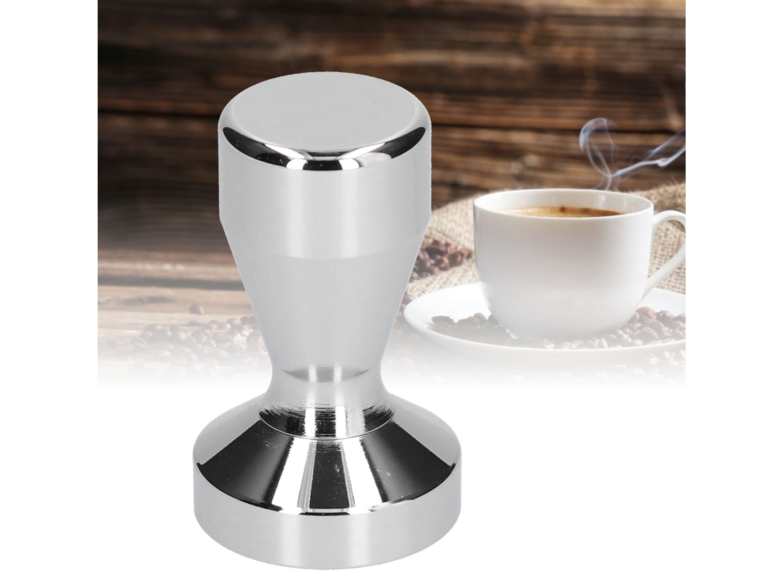 Compactador De Café Em Aço Inoxidável, Martelo Compacto Para Prensar Pó De Café Italiano Para Escritório Doméstico, Prata 51 Mm Aquaforge