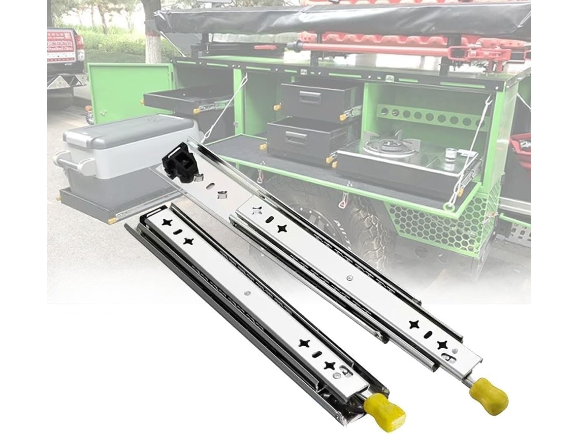 Corrediças De Gaveta Com Extensão Total, 1par De Corrediças Com Trava 25cm 10 Polegadas