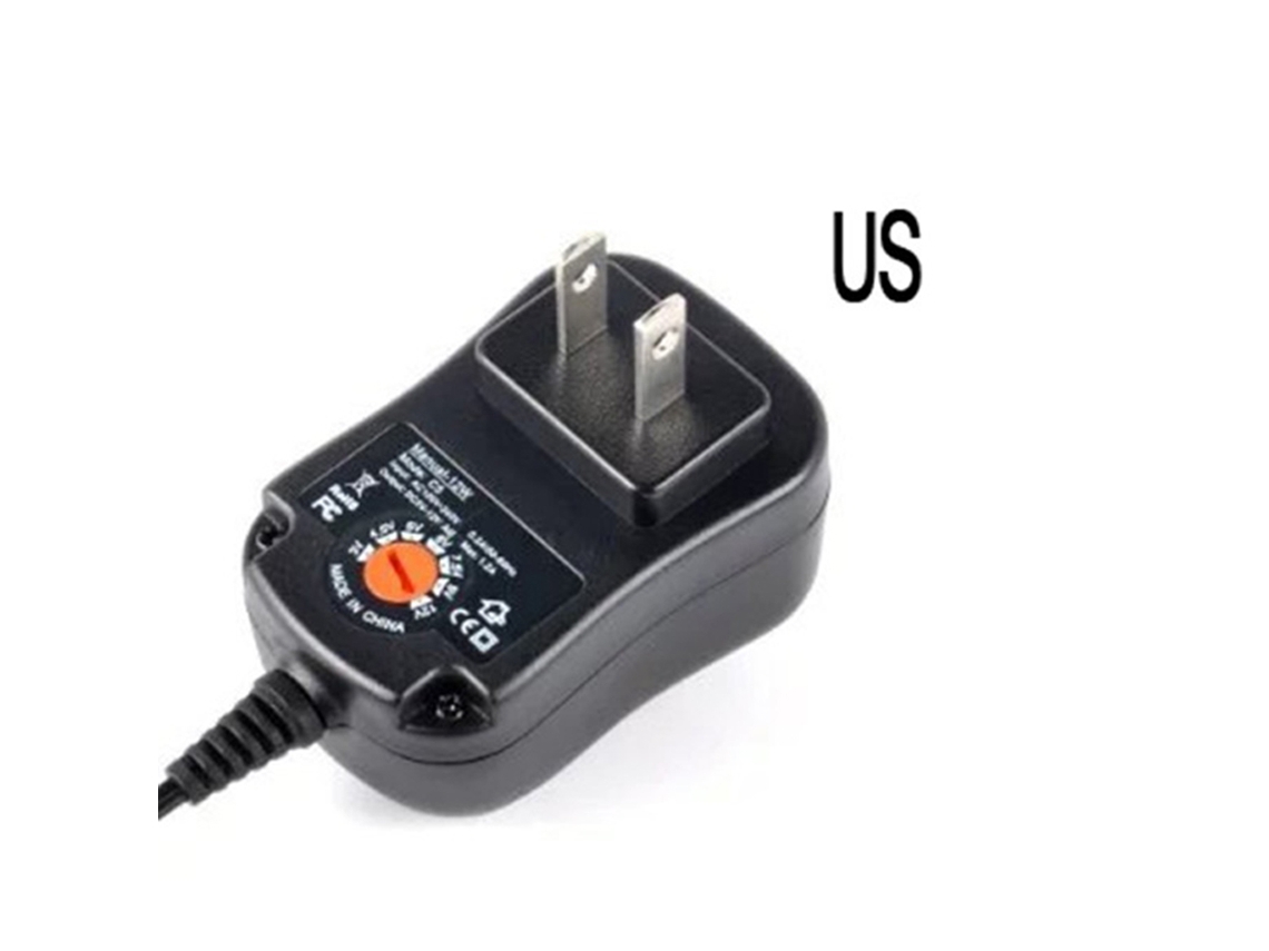 Adaptador Energia Universal Ajustável Ac/dc 3v 12v 12w 100‑240v