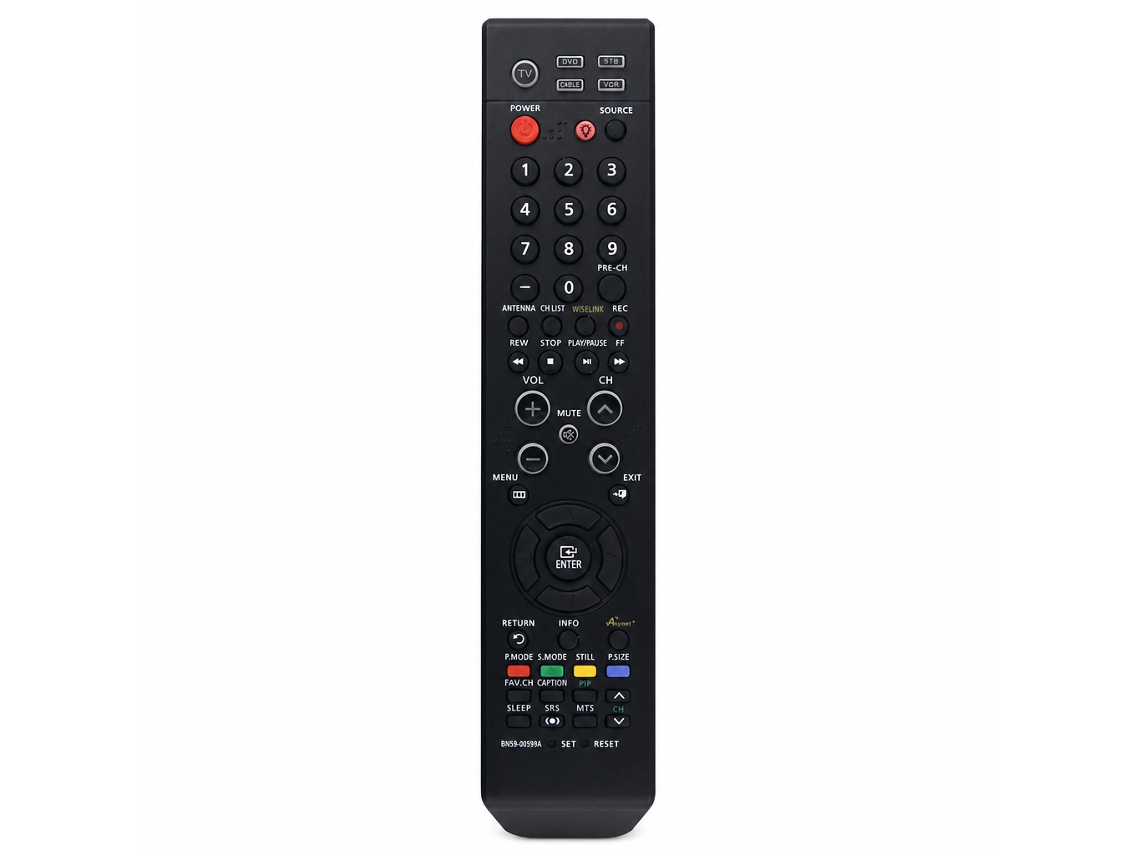 Comando À Distância De Substituição Para Tv Compatível Com Samsung Bn59-00599a_dae