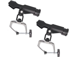 Omni-soporte De Vara De Pesca Ajustável Rotatório 360 Graus Com Abraçadeira G De 0-5cm E Parafusos 2 Unidades