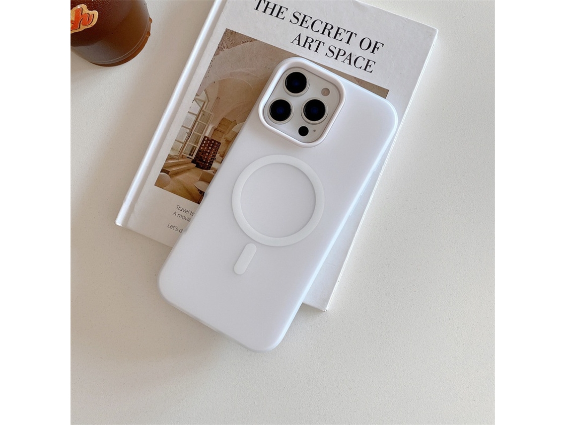 Capa Para Iphone 17 Pro Em Tecido Magnético Com Toque Fosco.