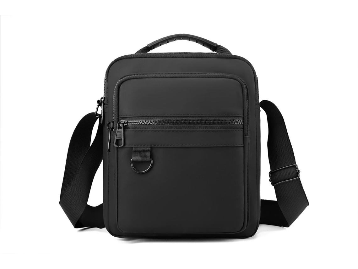(preta) Bolsa Transversal Masculina Simples E Elegante, Bolsa De Ombro