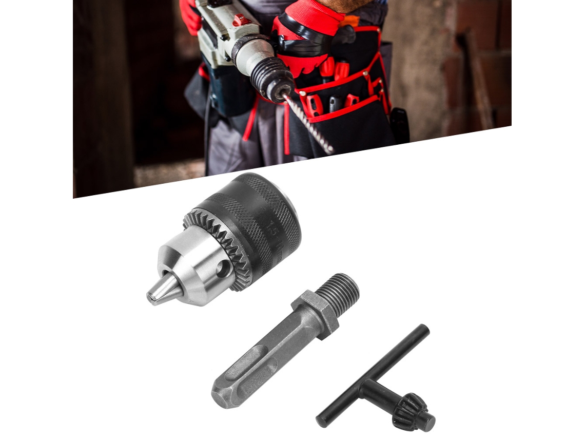 Conjunto De Mandril Laxiscreed Para Parafusadeira Leve, Compatível Com Bits De 1,5 A 10mm, Conversível Para Elétrica