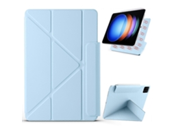 Capa Magnética Para Tablet Xiaomi Pad 6s Pro 12.4 Com Suporte De Origami Em Couro Sintético E Pc Cinza Slowmoose