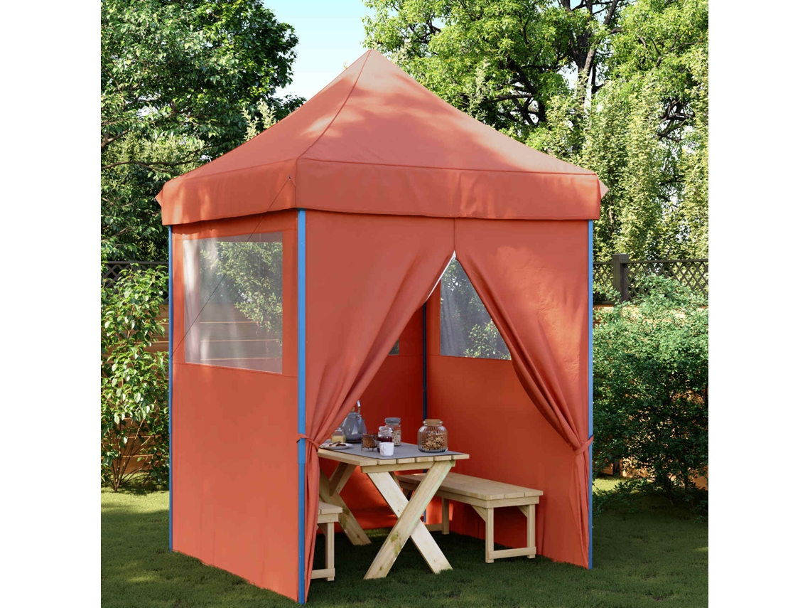 Vidaxl Tenda De Festa 200 X 200 X 306 Cm Terracota Tecido Oxford