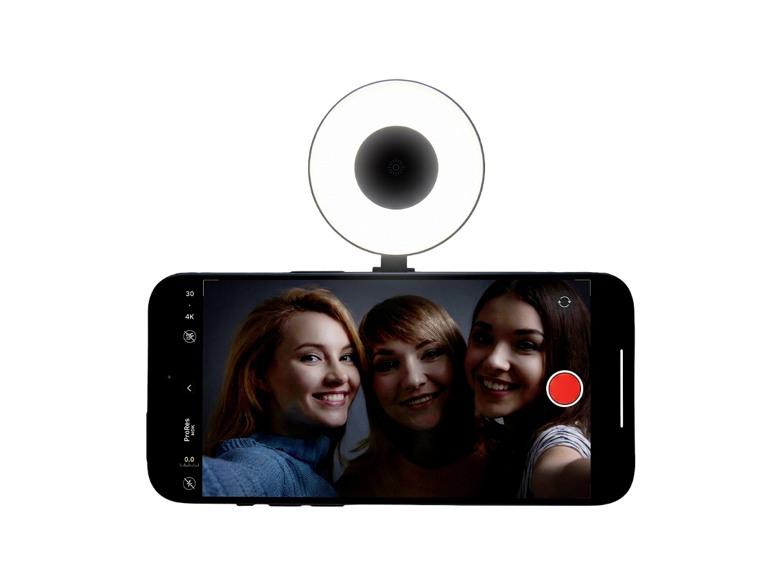 Anel de Selfie Luminoso Led Magnético Magsafe para Smartphone BIGBEN CONNECTED