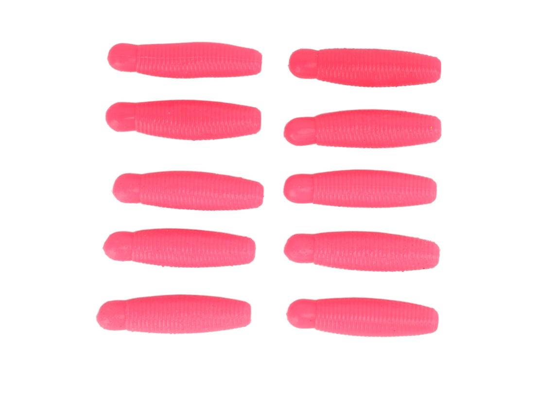 Cebo Suave de Pesca Artificial Abeja Pupa Papa, 6cm, 8g, Longo Lançamento, com Sal, Rosa