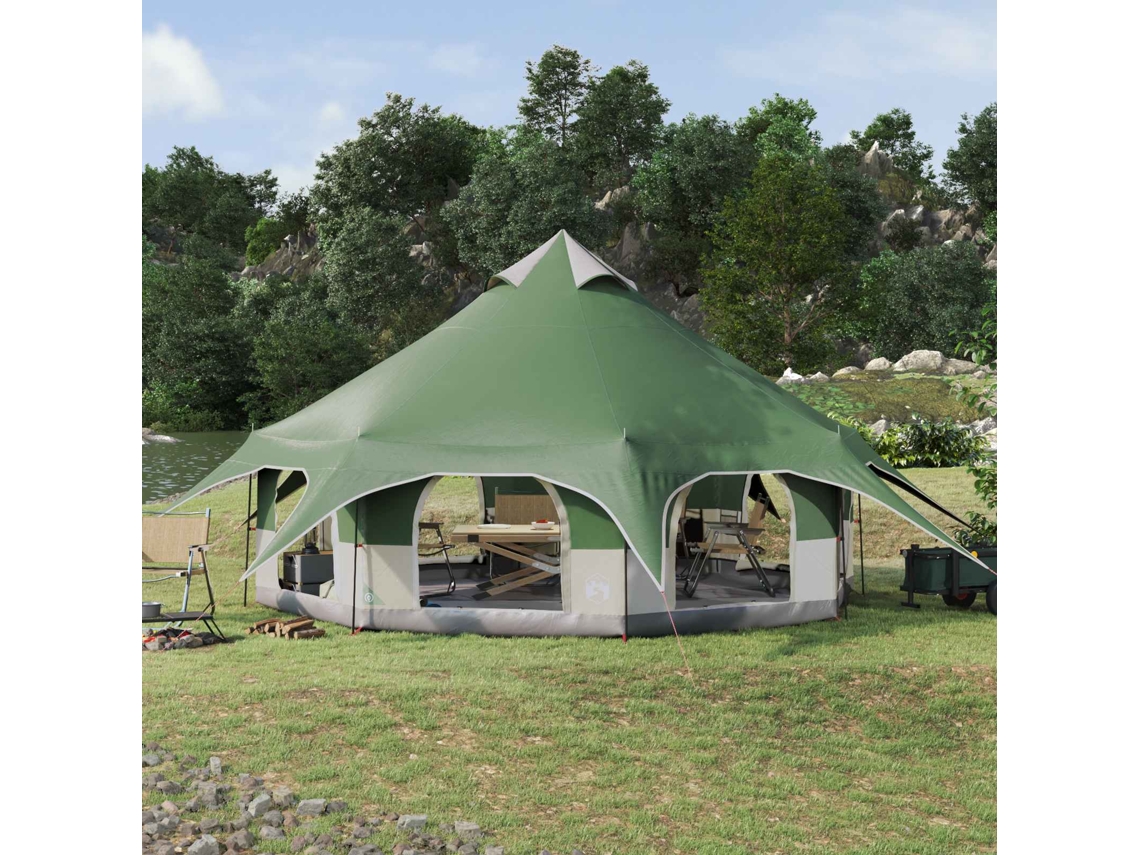 Vidaxl Barraca Familiar Verde 10 Pessoas