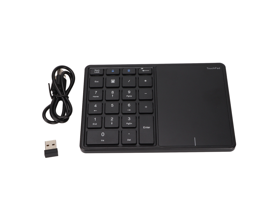 Teclado Numérico Sem Fio com Touchpad LAXISCREED