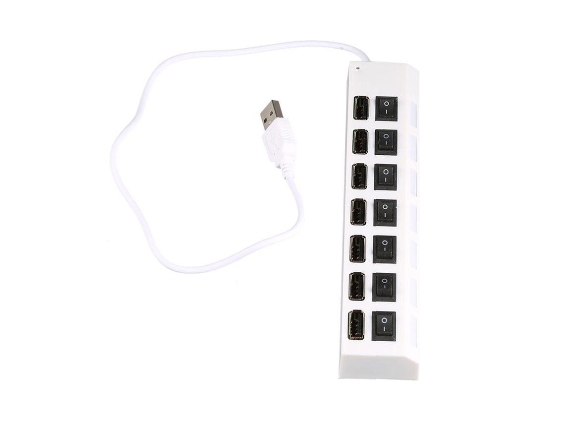 Hub Usb 2.0 7 Portas LAXISCREED Branco