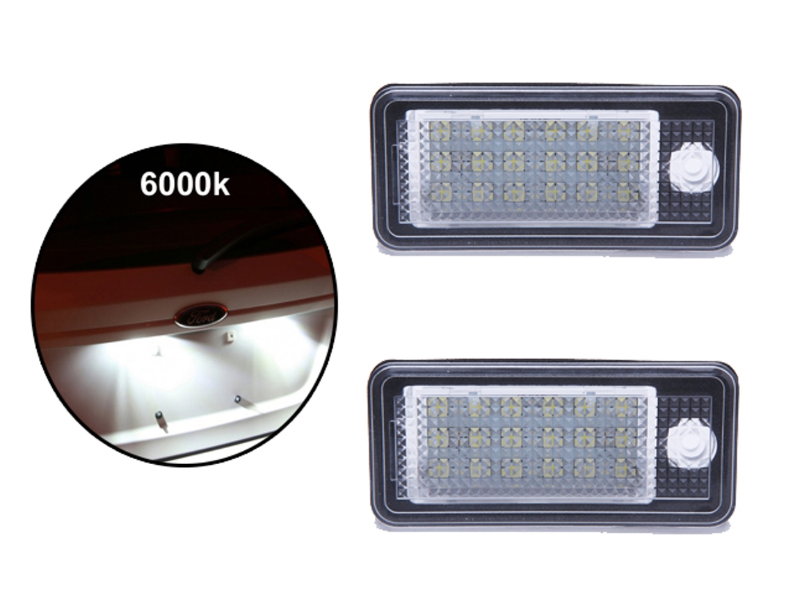 Compatível com Audi A3 S3 A4 S4 Rs4 Rs6 A5 A6 C6 S6 Q7 Luz de Placa Led 60 BRILVIBERA