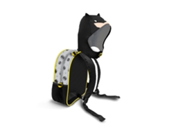 Dc Comics Batman Chibi Mochila com Capuz Hood Cinza KARACTERMANIA