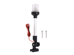 Luz De Âncora Led Branca Ip67 Ajustável 3nm Visibilidade Total Para Barcos Pontoons 12-24v 12 Polegadas