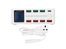 Estação de Carregamento Usb LAXISCREED com Lcd