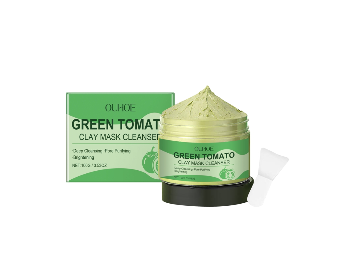 Máscara de Argila com Tomate Verde para Pele Fresca e Purificada LAXISCREED