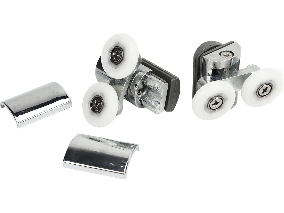Kit De Roletes Para Porta Correr Qiilu, Polia De 23mm Para Porta Correr, Armário De Banheiro, Vidro, Roda Suspensa