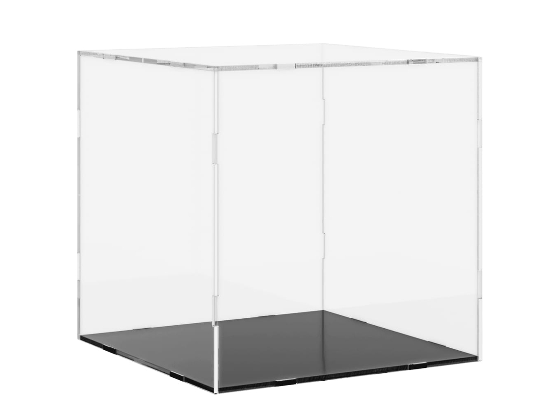 Vidaxl Caixa Expositora Transparente 30x30x30 Cm Acrílico