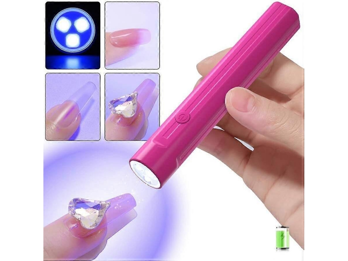 Meixia* Handheld Nail Art In line Lamps Small Portable Power Storage Design Uv Lamp Tip Heating Ar T GOKOCO