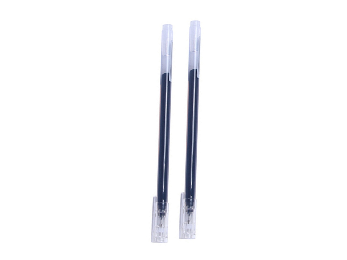 Baok-2 Unidades Caneta De Tinta Gel Com Apoio Confortável, Ponta Fina Para Assinaturas, Estúdio, Escritório, Suprimentos, Preto