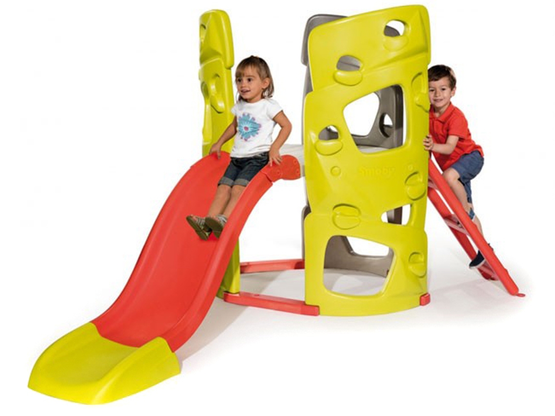 Escorrega SMOBY com Torre de Escalada