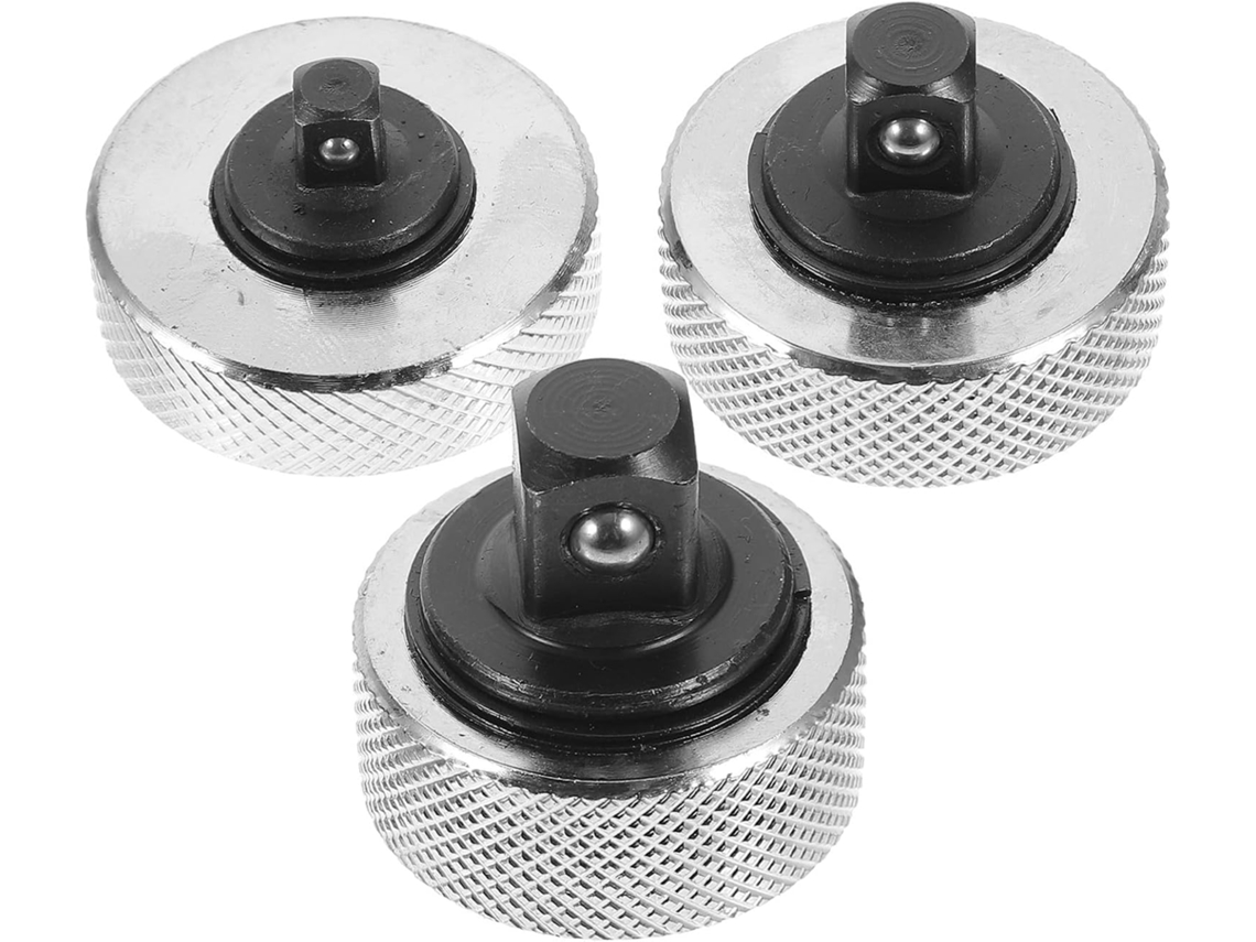 Conjunto De 3 Mini Chaves De Catraca De Perfil Estreito Em Aço Prateado