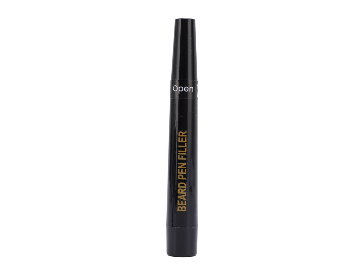 Caneta De Barba De 1.5ml Para Homens Preta De Longa Duração Preenchedora