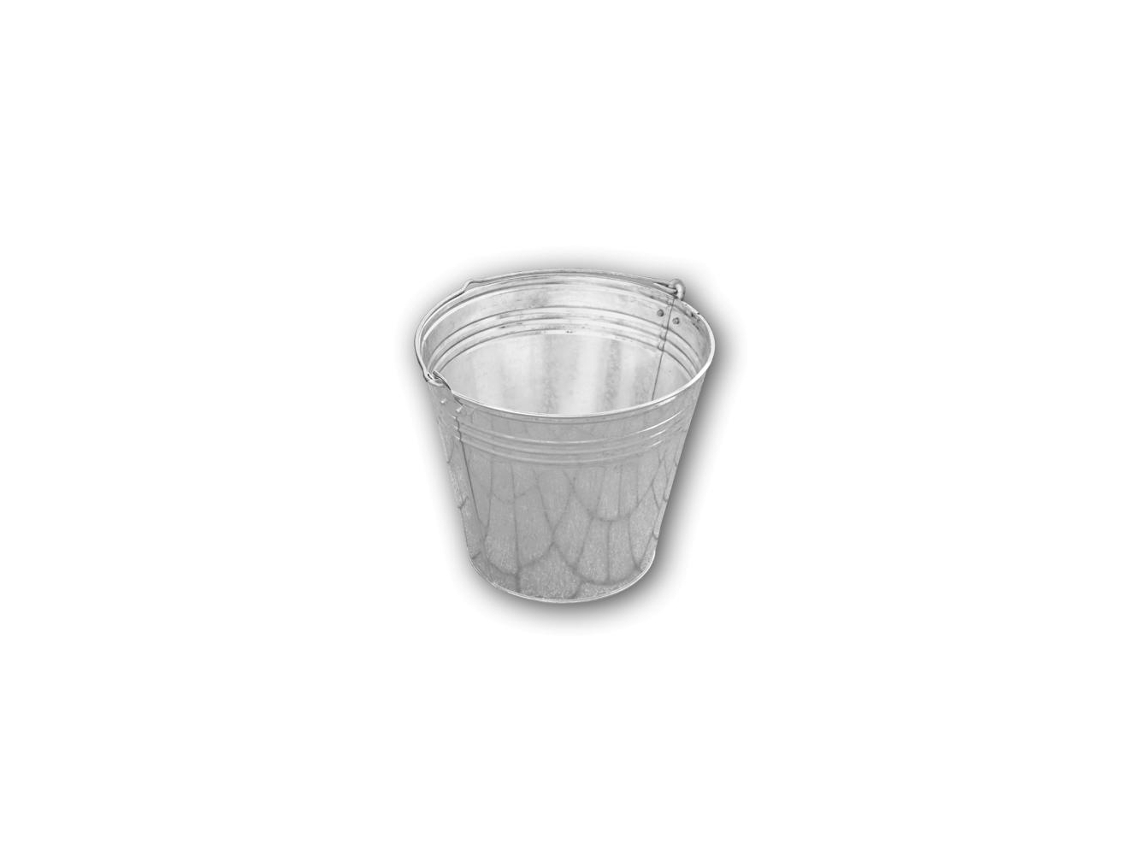 Balde Galvanizado De 10 Litros